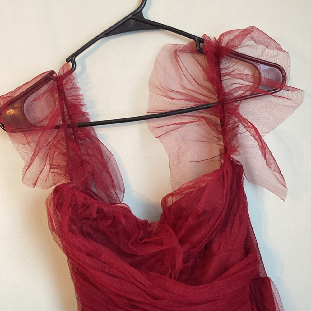 Ever Pretty maroon red bridesmaid dress - Picture 6 of 13